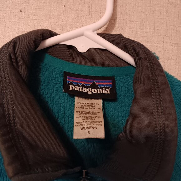 Patagonia Women's R2 Fleece Jacket Full On Blue Sz s - Picture 4 of 6